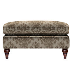 Duresta Kingsley Footstool, Umber Leg Mulsanne Mink